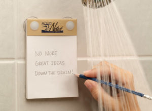 How to capture ideas in the shower with Aqua Notes