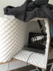 How to make a voice over booth at home