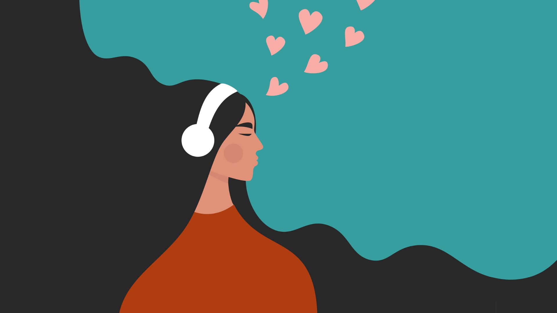 A podcast host wearing headphones listens intently while editing audio on a computer, representing how to tell the difference between good and bad podcast sound quality.